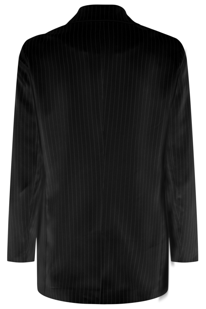 ONLREINA L/S PINSTRIPE BLAZER TLR N 15311367 Black/CLOUD DANCER